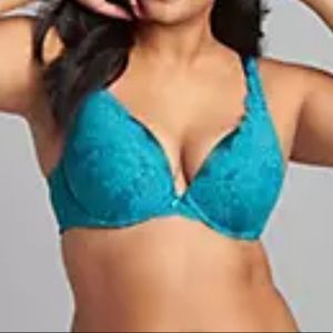 Cacique Boost Plunge Bra 38 DD